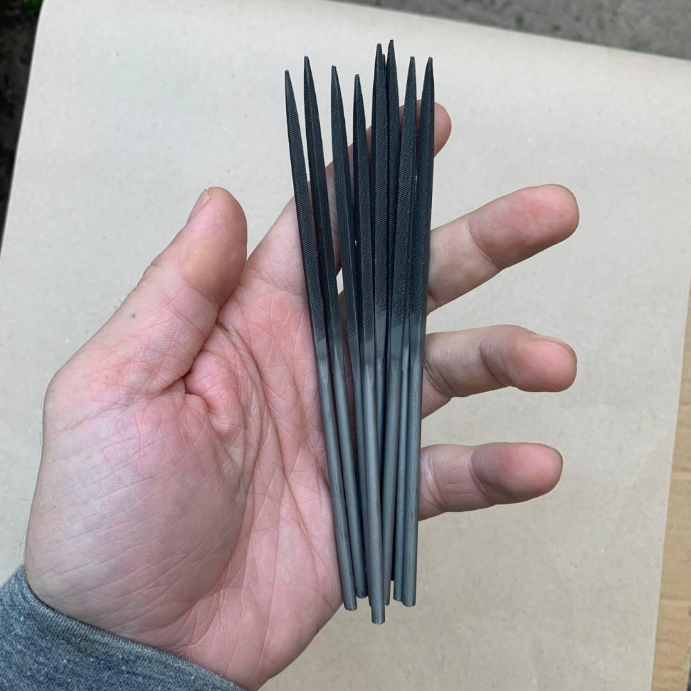 Надфіль  квадратний ручний інструмент для точної обробки металу, пластику, дерева. Харків - фото 6