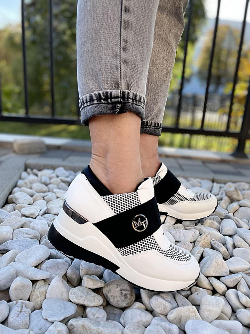 Stilli Снікерси жіночі STILLI білі еко-шкіра демісезонні платформа 37р. 38р. (4700) Коломия - фото 6