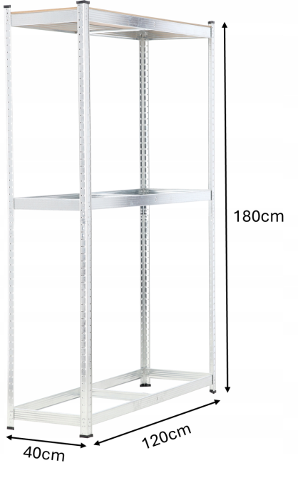 Металлический стеллаж для 8 шин с дополнительной полкой Garden Line (180×120×40 см) | нагрузка на 1 полку – Киев - изображение 7