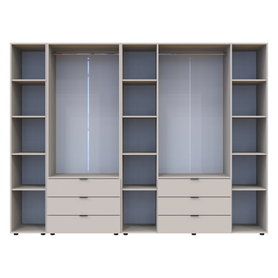 Комплект шкафов для одежды Doros Гелар (3 шт.) 270,7х49,5х203,4 см Кашемир (DRS-011251) Львов