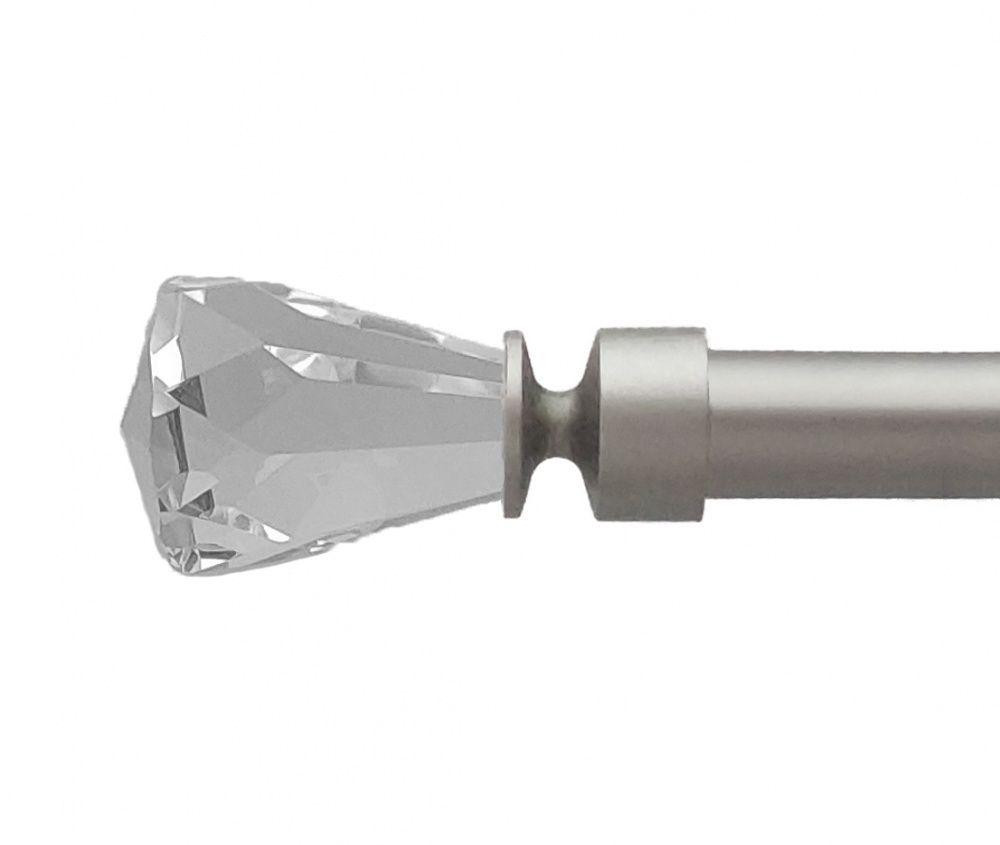 Карниз Orvit Лучетта металевий дворядний техно гладка труба кільце металеве Сатин 25\19 мм 300 см (00-00026396) Львів - фото 2