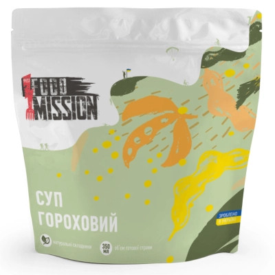 Пища быстрого приготовления Food Mission Гороховый суп 50 г (fm.30443) Винница - изображение 1