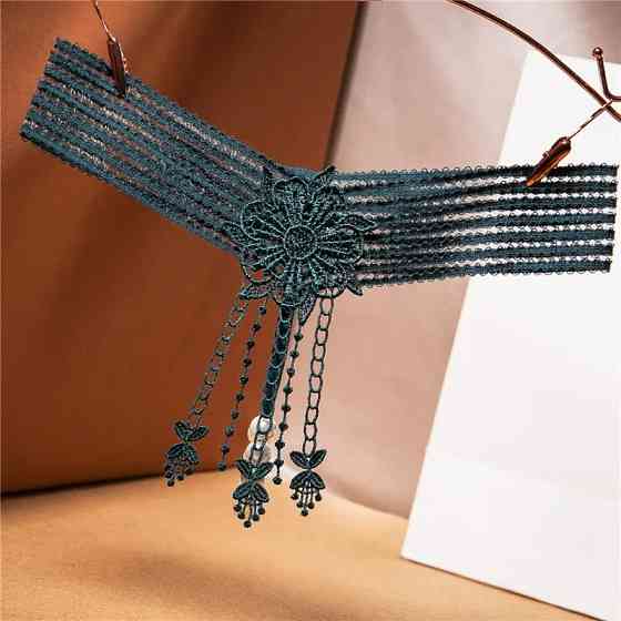 Жіночі трусики з доступом та намистинками універсальний зелений Київ