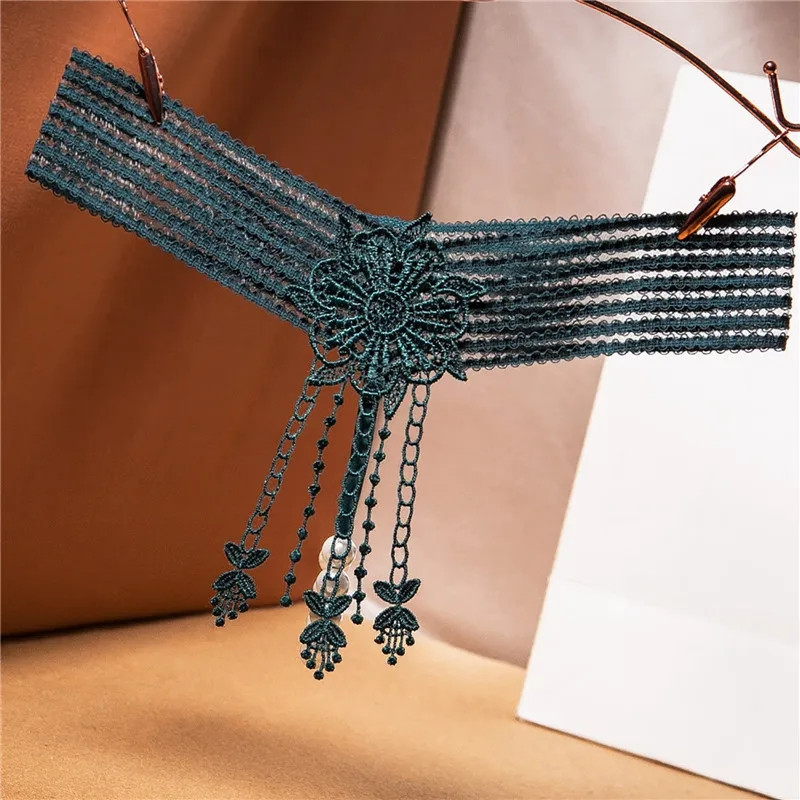 Жіночі трусики з доступом та намистинками універсальний зелений Київ - фото 1