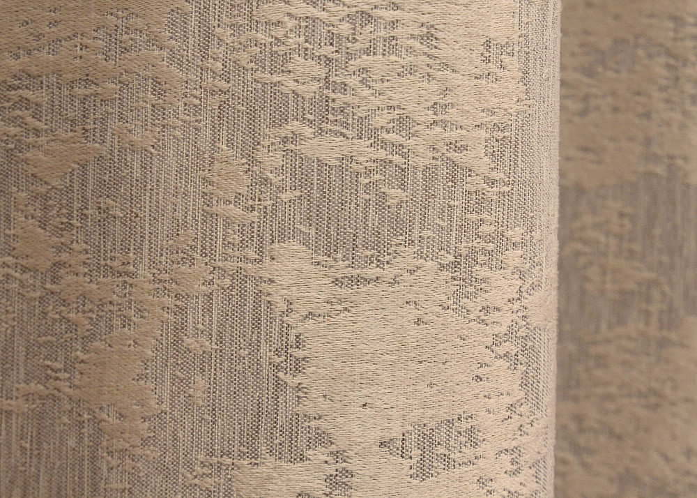 Комплект готових штор VR-Textil Жакард Sultan YL № 1699ш Темно-бежевий 150х270 см 2 шт (33-0597) Київ - фото 8