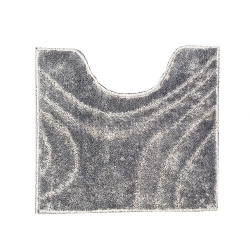 Набір килимків для ванної кімнати 2шт 57*100см+57*50см U-виріз Абстракція Joy сірий тафтинг Дариана Житомир - фото 1