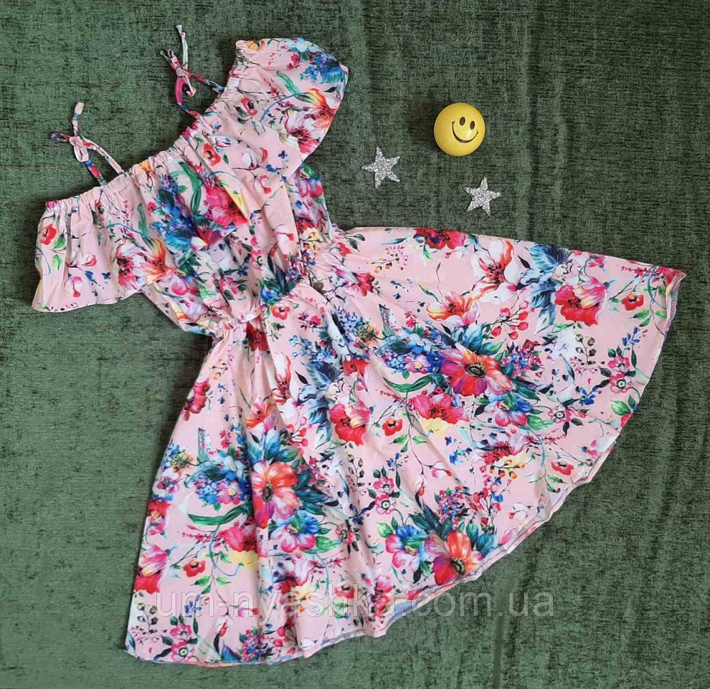 Підлітковий літній сарафан квітами на зростання 134 Кривий Ріг - фото 2