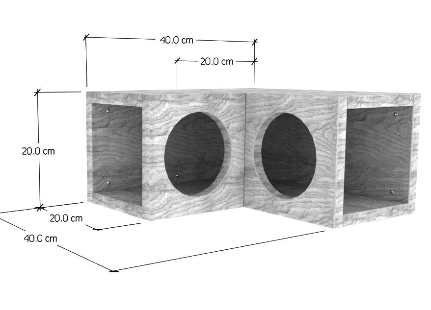 Домик для шиншиллы 