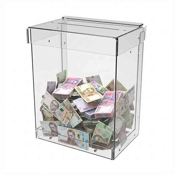 Ящик EKOSTAR для сбора денег, анкет объем 1,5 литра Киев