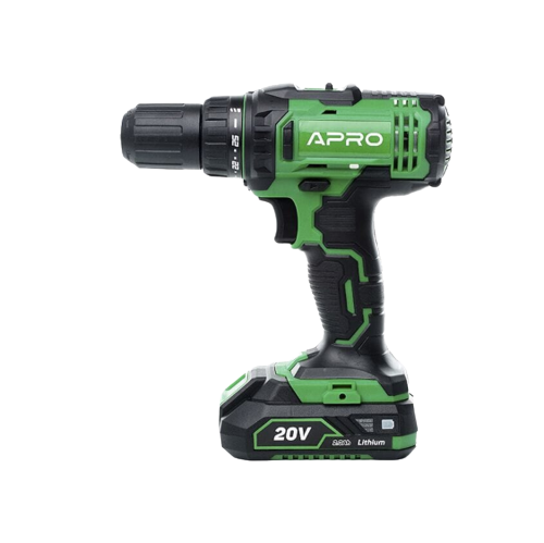 Дриль-шуруповерт 20W 2A 2 АКБ/ЗП/+кейс 20D APRO Житомир - изображение 1