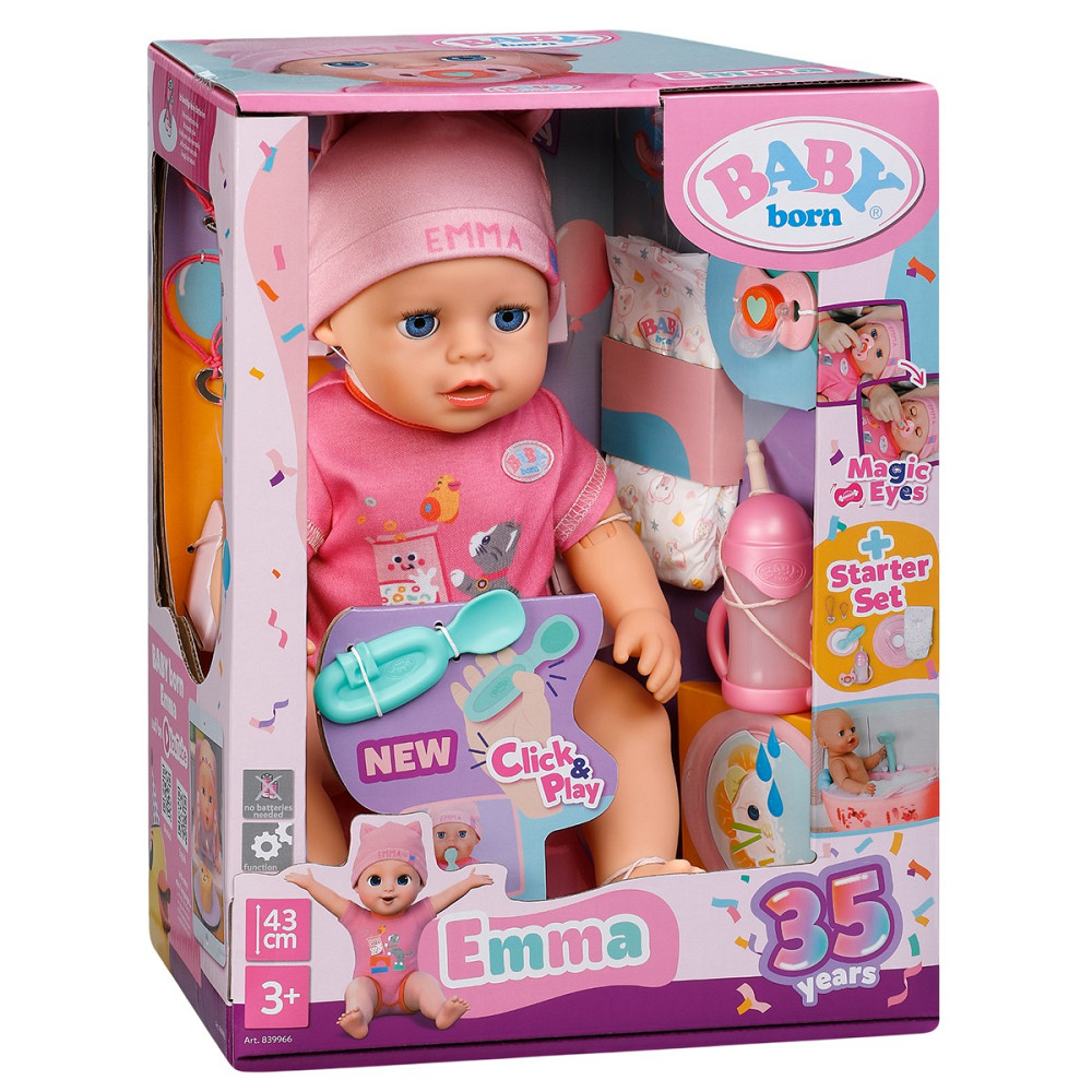 Лялька Baby Born серії Click and Play – Емма Дніпро - фото 1