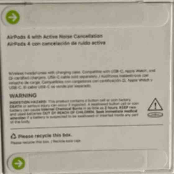 Навушники AirPods 4 with Active Noise Cancellation (MXP93) Киев