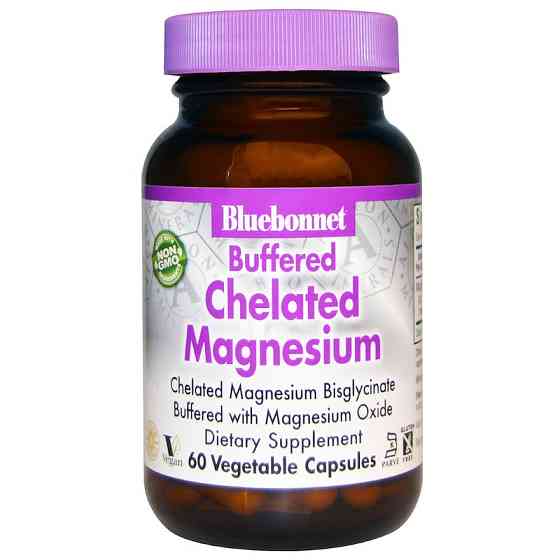 Магній хелат (Chelated magnesium) 200 мг 60 капсул Київ