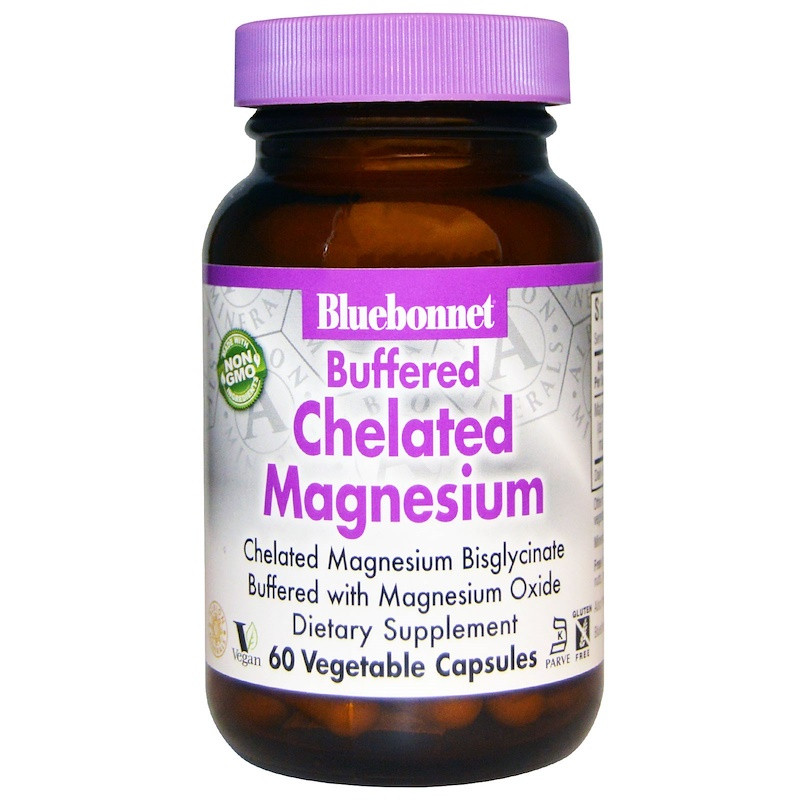 Магній хелат (Chelated magnesium) 200 мг 60 капсул Київ - фото 1