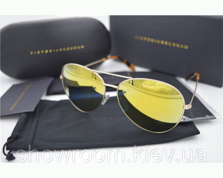 Сонцезахисні окуляри в стилі Victoria Beckham (3025) yellow Київ - фото 2