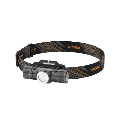 Ліхтарик LED налобний 1200Lm 5000К чорний VLF-H065A Videx Житомир - фото 1