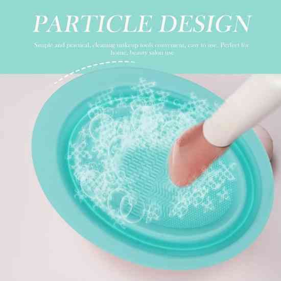 Ванночка для мойки кисточек макияжа складная (салатова) Винница