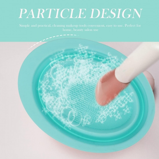 Ванночка для миття пензликів макіяжу складна (салатова) Вінниця - фото 3