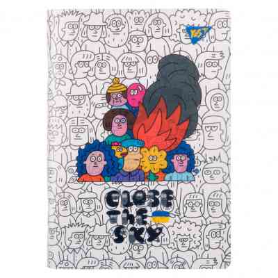 Тетрадь Yes А5 Stand with Ukraine пластиковая обложка 70 листов, клетка (681858) Винница