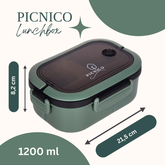 Ланч бокс з роздільником Picnico Луцьк