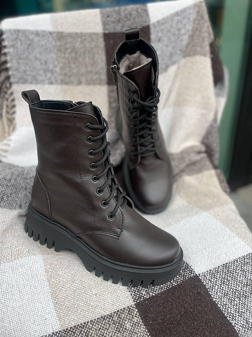 Edan Instruments Черевики жіночі EDAN 78 шоколадні (зима, шкіра натуральна) (5701) 38 Коломия - фото 1