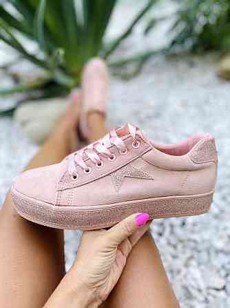 No brend Кросівки жіночі пудра (весна-осінь, еко-замша) (1510) лише 40р. Коломыя