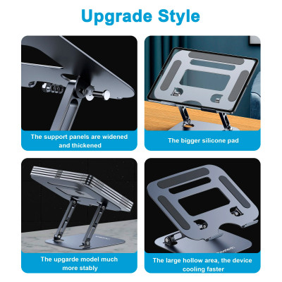 Підставка до ноутбука Choetech до 13&quot;, алюміній (H061-GY) Вінниця - фото 8