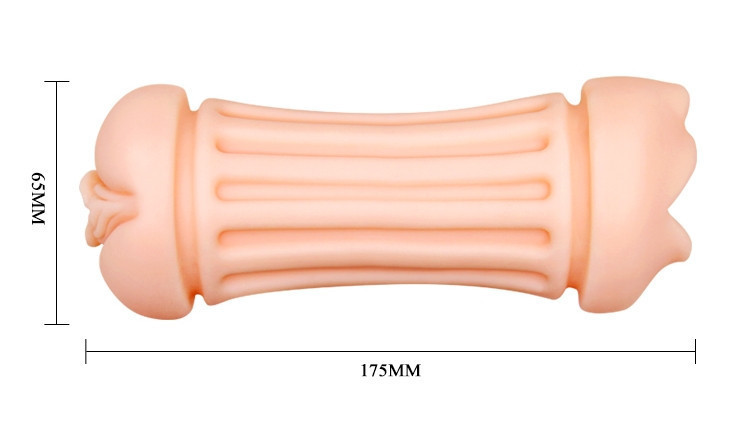 Мастурбатор с двумя входами Crazy Bull - NANCY Pocket Pussyм DOUBLE MASTURBATOR, BM-009224H Sex Aura Киев - изображение 8
