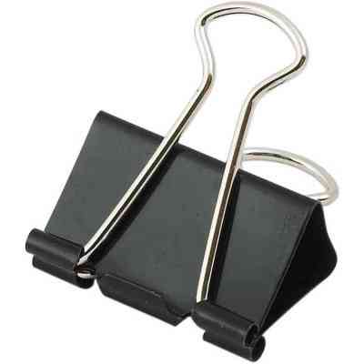 Биндер металлический Buromax 32мм, 12шт, black (BM.5303) Винница