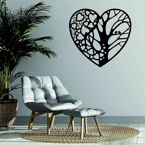 Декоративное настенное Панно «Дерево сердце» Декор на стену Киев