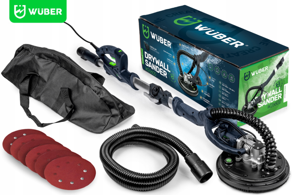 Шліфмашина для стін 1500Вт 230В Wuber (Польща) Київ - фото 7