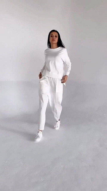 Жіночий повсякденний прогулянковий костюм двійка двонитка Одеса - фото 3