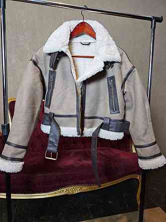 Дубленка женская укороченая Бежевый M Харьков