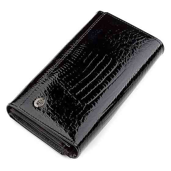 Гаманець жіночий ST Leather 18433 (S9001A) надійний Чорний Київ