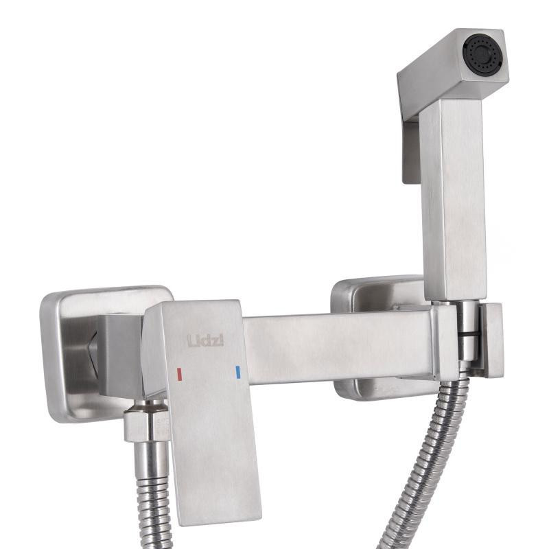 Гигиенический душ, нержавейка Lidz Kubis 110 Nickel LDKUB110NKS46103 прямоугольный Харьков - изображение 3