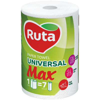 Бумажные полотенца Ruta Max 2 слоя 1 шт. (4820023744530) Винница - изображение 1