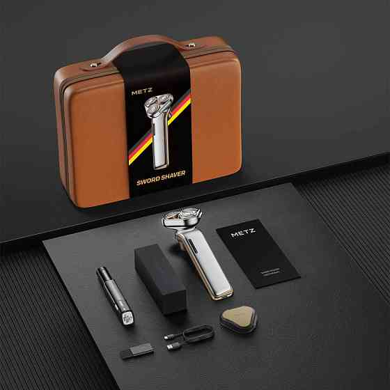 Электробритва Metz The Sword Shaver with Sword with nose hair cutter (MZDF032) Бронзовий Харьков