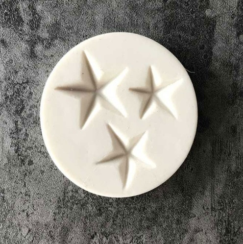Молд силиконовый Звездочки 55 мм серый Киев - изображение 4