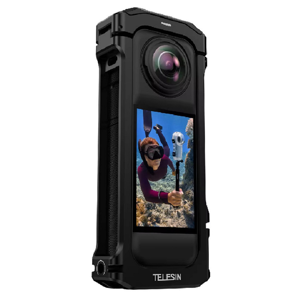 Рамка Insta360 X4 алюминиевая вертикальная/горизонтальная Telesin S6-FMS-12-TIS Киев - изображение 2