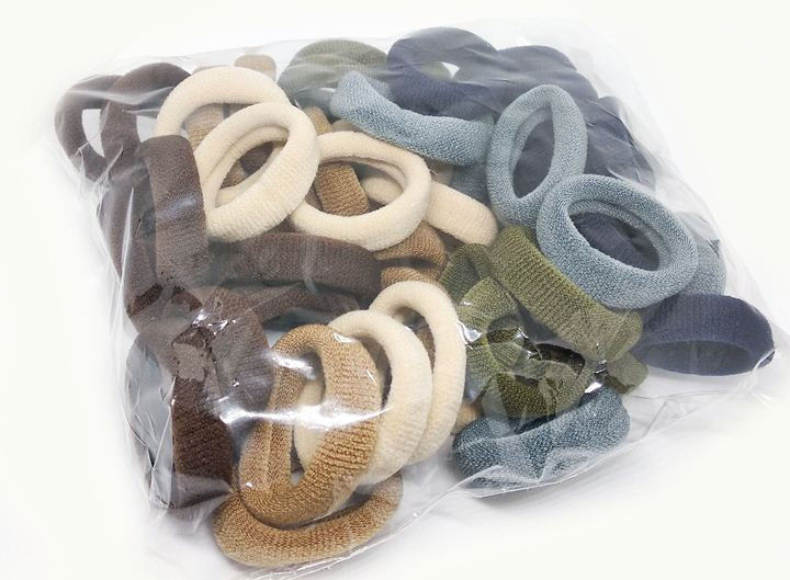 Гумки для волосся темно-пастельні 50 шт Київ - фото 1