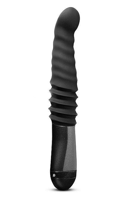 Роскошный вибратор с фрикциями Blush Temptasia Lazarus черный Sex Aura Киев - изображение 1