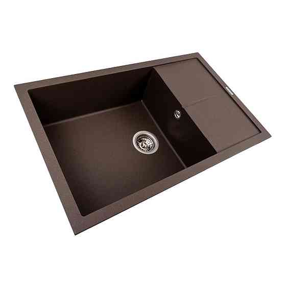 VALESO Гранітна кухонна мийка VALESO CALYPSO 7950 матова Темна Скеля Киев