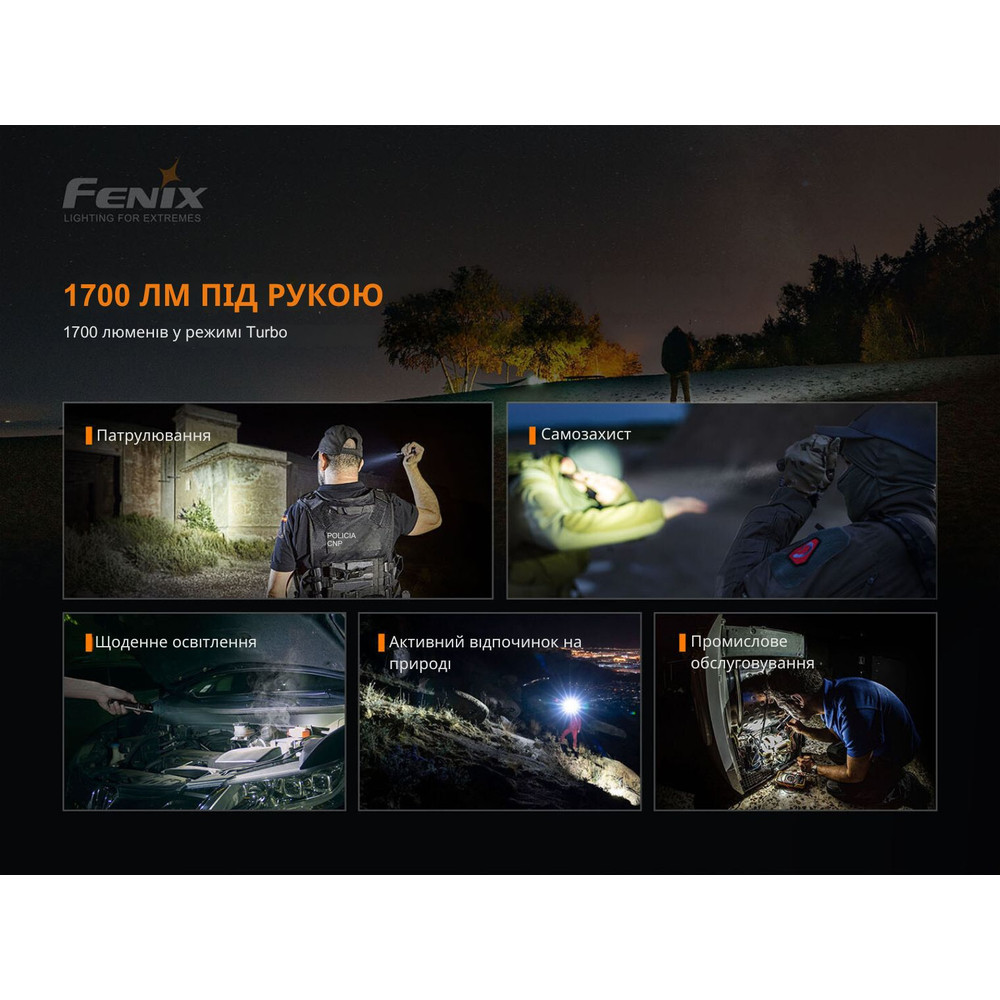 Ліхтар ручний Fenix PD35 V3.0 Київ - фото 9