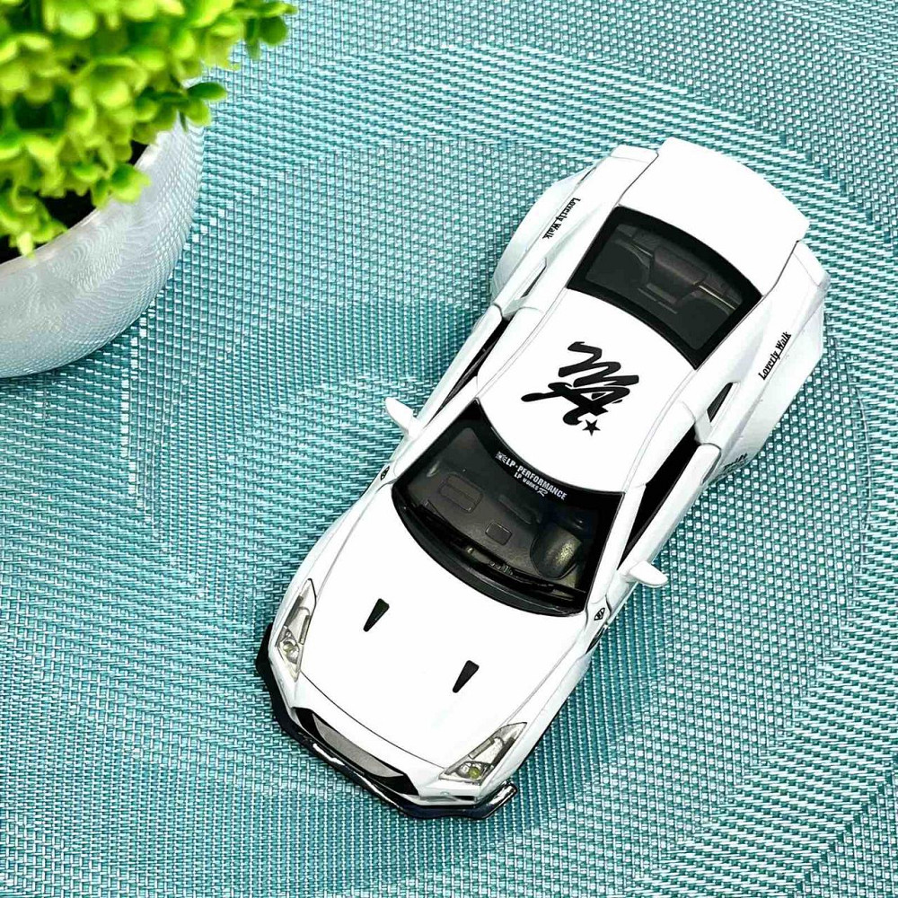 Машинка TK Union Nissan GTR Auto Expert металева, світло, звук, інерційна Біла (38071) Чернігів - фото 8
