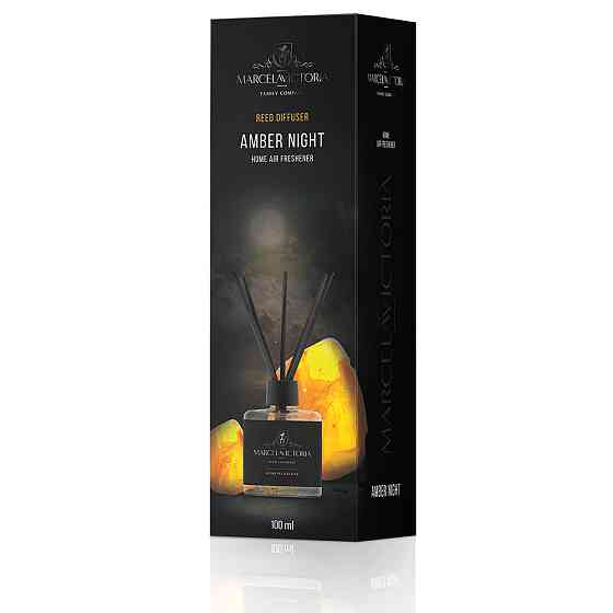 Аромадифузор для дому "Reed Diffuser" Amber Night (Бурштинова Ніч) 100мл Marcela&Victoria Київ