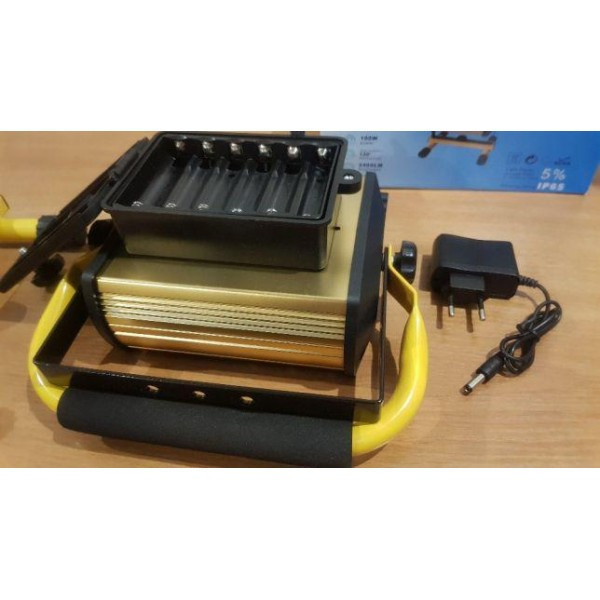 Фонарь прожектор LED W808 100W (SMD) + USB + 6x18650 (4 режима) Винница - изображение 9