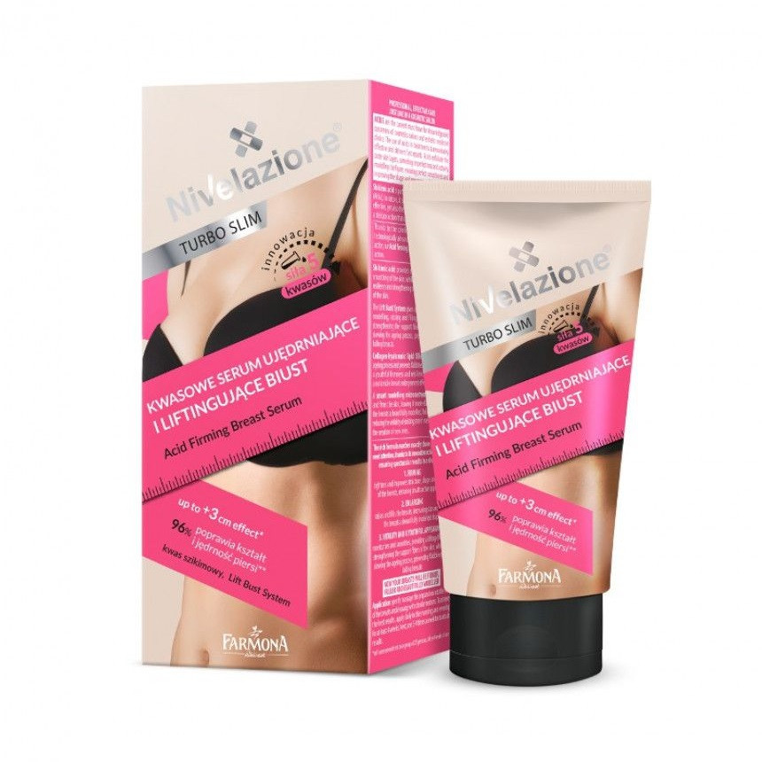 Кислотная укрепляющая сыворотка для бюста Nivelazione Turbo Slim Farmona 120 мл Киев - изображение 2