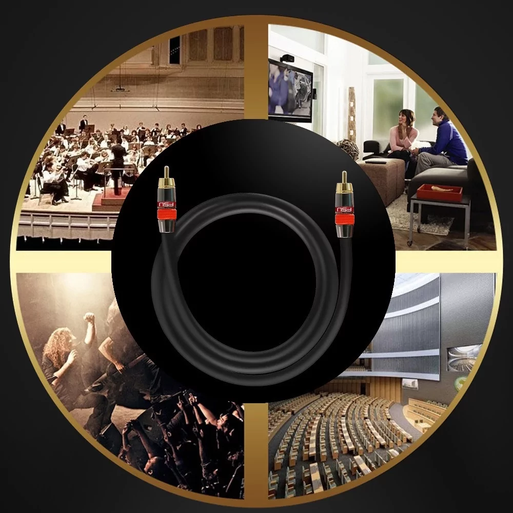 Цифровий коаксіальний аудіо кабель RCA-RCA (3 м) Вінниця - фото 4