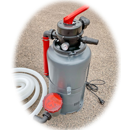 Фильтровальная установка 6 м3/ч для каркасных бассейнов Azuro до 25 м3 Киев - изображение 4