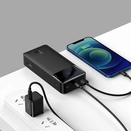 Power bank (Зовнішній акумулятор) Baseus Bipow 15 W 30 000 mAh TereML-K01 (Чорний) Миколаїв